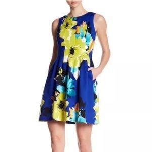 Vince Camuto Floral Fit & Flare Dress